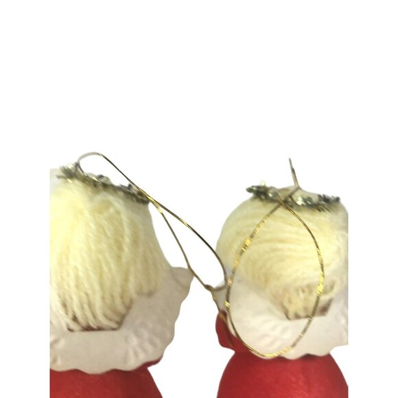 Vintage Blonde Choir Angels Christmas Ornament Decoration Flocked Foam Taiwan - Picture 9 of 12